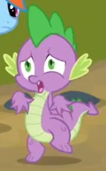 Size: 225x362 | Tagged: safe, screencap, spike, dragon, spike at your service, male