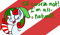 Size: 678x397 | Tagged: safe, artist:srsishere, princess skyla, oc, oc only, alicorn, pony, christmas, clothes, socks, solo, sparkles, striped socks