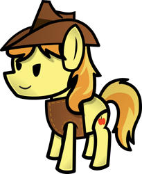 Size: 900x1095 | Tagged: safe, artist:fineprint-mlp, braeburn, paper mario, paper pony, parody