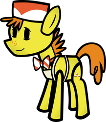 Size: 900x1038 | Tagged: safe, artist:fineprint-mlp, carrot cake, paper mario, paper pony, parody