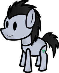 Size: 900x1113 | Tagged: safe, artist:fineprint-mlp, lucky clover, paper mario, paper pony, parody