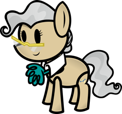 Size: 900x836 | Tagged: safe, artist:fineprint-mlp, mayor mare, glasses, paper mario, paper pony, parody