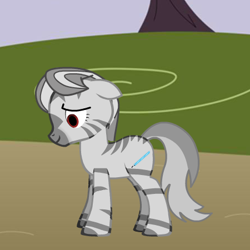 Size: 450x450 | Tagged: safe, oc, oc only, zebra, pony creator, lightsaber, lightsaberguy