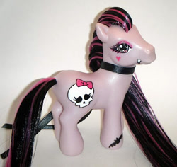 Size: 512x484 | Tagged: safe, pony, g3, custom, irl, monster high, photo, toy