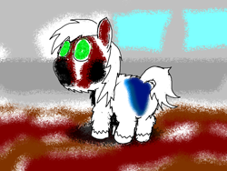 Size: 800x600 | Tagged: safe, artist:fluffsplosion, fluffy pony, fluffy pony original art, scp containment breach, scp foundation, scp-173