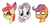 Size: 1280x608 | Tagged: safe, apple bloom, scootaloo, sweetie belle, earth pony, pony, female, filly, reaction image