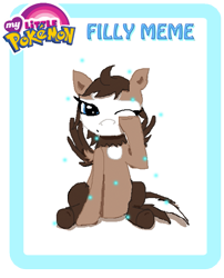 Size: 579x715 | Tagged: safe, artist:lucariofrek, filly, pokémon, ponified, solo, starly