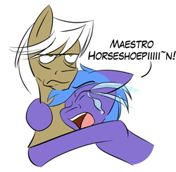 Size: 1026x1002 | Tagged: safe, artist:narbevoguel, frederic horseshoepin, parish nandermane, oc, crying, ponified, strings mcgee