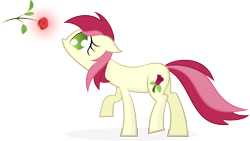 Size: 4000x2248 | Tagged: safe, artist:kalleflaxx, roseluck, rose, simple background, solo, transparent background