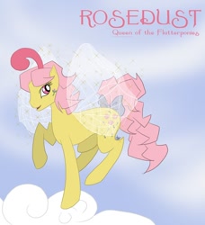 Size: 900x986 | Tagged: source needed, useless source url, safe, artist:liliy, queen rosedust, rosedust, flutter pony, g1, g1 to g4, generation leap, queen