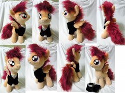 Size: 2672x2000 | Tagged: safe, artist:rens-twin, scootaloo, choker, clothes, irl, photo, plushie, psycho scootaloo, solo