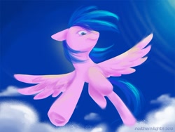 Size: 900x675 | Tagged: safe, artist:northernlightsmlp, firefly, pegasus, pony, g1, g1 to g4, generation leap, signature