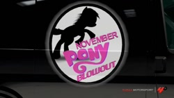 Size: 900x506 | Tagged: safe, artist:thefishe77, pony, forza motorsport, game, silhouette