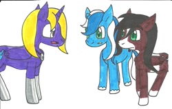 Size: 1104x704 | Tagged: safe, oc, oc only, oc:blue berry, oc:oliver oreo, alicorn, pegasus, pony, unicorn, alicorn oc