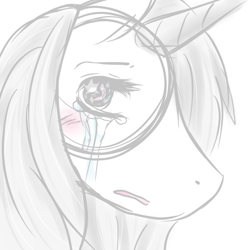 Size: 520x520 | Tagged: safe, artist:hpwendiz, princess silver swirl, pony, g2, mane