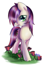 Size: 684x1030 | Tagged: safe, artist:solar-slash, roseluck, flower, rose, simple background, solo, transparent background