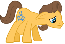 Size: 916x614 | Tagged: safe, caramel, earth pony, pony, male, male pregnancy, pregnant, pregnant edit, sad, show accurate, solo