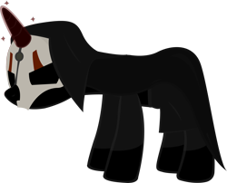 Size: 2469x1992 | Tagged: safe, artist:colorblindbrony, crossover, darth nihilus, knights of the old republic, ponified, sith, star wars