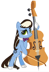 Size: 414x606 | Tagged: safe, artist:gr8andpowerfultrixie, oc, oc only, arourvia, cello, musical instrument