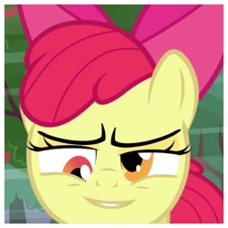 Size: 1936x1936 | Tagged: safe, apple bloom, earth pony, pony, apple family reunion, derp, female, filly, inverted mouth