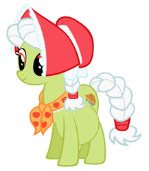 Size: 771x887 | Tagged: safe, granny smith, earth pony, pony, female, mare, pregnant, pregnant edit, solo, young