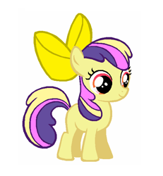 Size: 568x616 | Tagged: safe, crystal pony, pony, crystal bloom, mane, simple background, white background