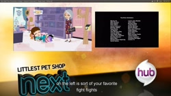 Size: 1920x1080 | Tagged: safe, screencap, magic duel, credits, hub logo, littlest pet shop, youcap dump, youtube caption