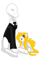 Size: 700x1024 | Tagged: safe, artist:mutts-art, slendermane, oc, oc only, oc:frolic, cute, freckles, slenderpony