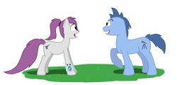 Size: 1200x575 | Tagged: safe, artist:xephire, crossover, donny swineclop, futurama, leela, ponified