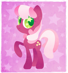 Size: 731x786 | Tagged: safe, artist:disfiguredstick, cheerilee, earth pony, pony, female, mare, solo, two toned mane