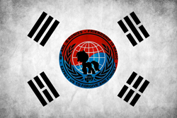 Size: 3000x2001 | Tagged: safe, artist:rundevilrun007, flag, korea, simple background, south korea, white background