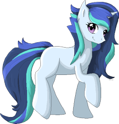 Size: 453x473 | Tagged: safe, artist:violentdreamsofmine, oc, oc only, oc:midnight sea, pony, unicorn, female, mare, simple background, solo, transparent background