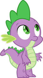 Size: 1067x1927 | Tagged: safe, artist:frownfactory, spike, dragon, triple threat, .svg available, green eyes, male, simple background, solo, svg, transparent background, vector