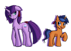 Size: 1024x747 | Tagged: safe, artist:suziouwabami, oc, oc only, pony, unicorn, female, filly, next generation, offspring, parent:flash sentry, parent:twilight sparkle, parents:flashlight, siblings