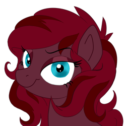 Size: 550x550 | Tagged: safe, artist:snytchell, oc, oc only, oc:scarlet storm, pony, bust, female, looking at you, solo