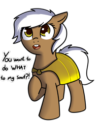 Size: 1300x1617 | Tagged: safe, artist:neuro, oc, oc only, oc:frosty hooves, earth pony, pony, bucktooth, dialogue, female, mare, simple background, solo, text, transparent background