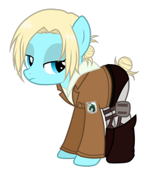 Size: 2528x2888 | Tagged: safe, artist:easterdara, pony, annie leonhardt, attack on titan, ponified