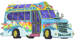 Size: 1063x581 | Tagged: safe, artist:dwayneflyer, equestria girls, background, bus, simple background, tour bus, transparent background