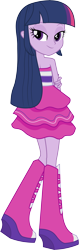 Size: 1882x5923 | Tagged: safe, artist:waranto, twilight sparkle, equestria girls, .ai available, .svg available, absurd resolution, boots, clothes, fall formal outfits, shoes, simple background, solo, transparent background, twilight ball dress, vector