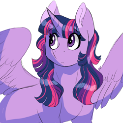 Size: 2000x2000 | Tagged: safe, artist:scarletskitty12, twilight sparkle, twilight sparkle (alicorn), alicorn, solo