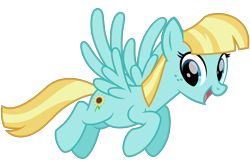 Size: 3000x2000 | Tagged: safe, artist:cheezedoodle96, helia, pegasus, pony, .svg available, background pony, female, flying, happy, looking at you, mare, open mouth, simple background, smiling, solo, spread wings, svg, transparent background, vector, wings