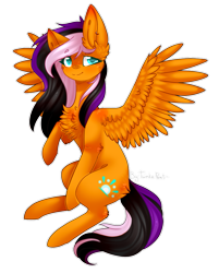 Size: 773x960 | Tagged: safe, artist:twinkepaint, oc, oc only, oc:sunrise, pegasus, pony, female, mare, simple background, solo, transparent background