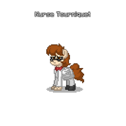 Size: 400x400 | Tagged: safe, pony, missing accessory, nurse tourniquet, ponified, pony town, timesplitters