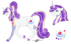 Size: 1500x936 | Tagged: safe, artist:bijutsuyoukai, oc, oc only, oc:alto amore, pony, unicorn, female, mare, offspring, parent:princess cadance, parent:shining armor, parents:shiningcadance, simple background, solo, transparent background