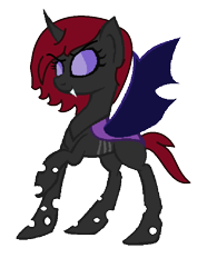 Size: 568x762 | Tagged: safe, artist:t-mack56, pharynx, trachea, changeling, to change a changeling, rule 63, simple background, solo, transparent background