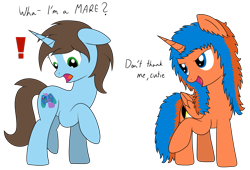 Size: 2513x1705 | Tagged: safe, artist:cloudy95, oc, oc only, oc:jack, alicorn, pony, unicorn, female, mare, rule 63, simple background, transparent background