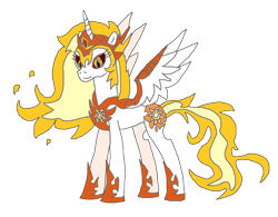 Size: 1000x778 | Tagged: safe, artist:supahdonarudo, daybreaker, alicorn, pony, simple background, transparent background