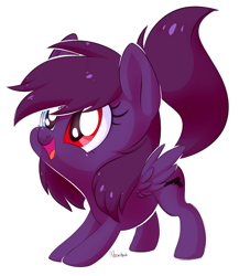 Size: 1975x2179 | Tagged: safe, artist:moonhoek, oc, oc only, oc:pestyskillengton, pegasus, pony, chibi, cute, female, gun, heterochromia, mare, rcf community, solo, weapon