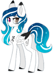Size: 1347x1869 | Tagged: safe, artist:dusty-onyx, oc, oc only, oc:marie pixel, pegasus, pony, female, heterochromia, mare, simple background, solo, transparent background