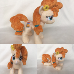 Size: 1024x1024 | Tagged: safe, artist:gscuddlecraft, pear butter, irl, photo, plushie, solo